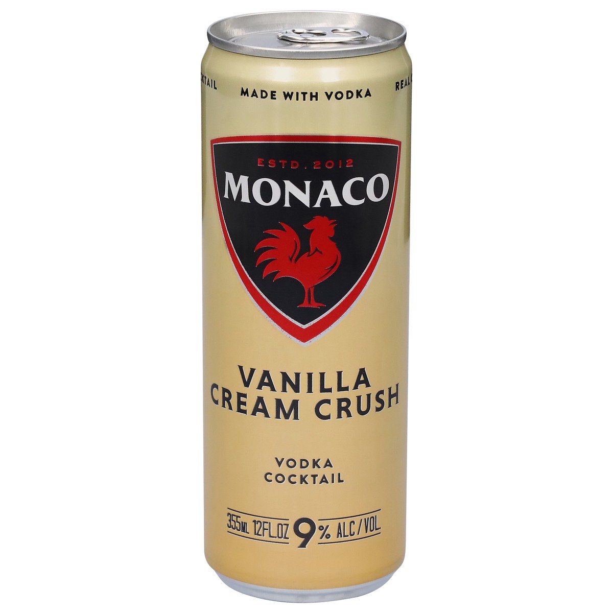 slide 6 of 13, Monaco Vanilla Cream Crush Vodka Cocktail 12 fl oz, 12 fl oz