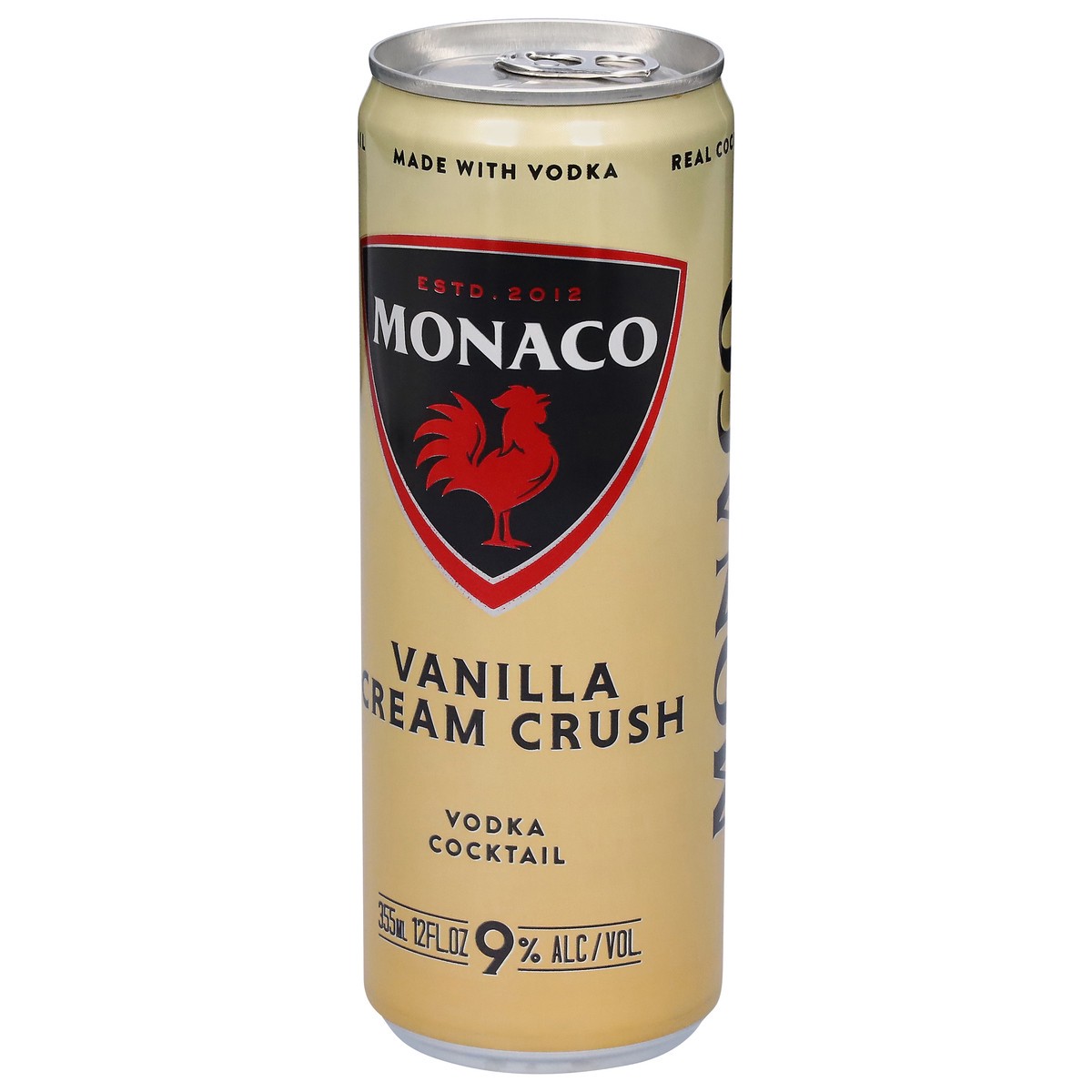 slide 3 of 13, Monaco Vanilla Cream Crush Vodka Cocktail 12 fl oz, 12 fl oz