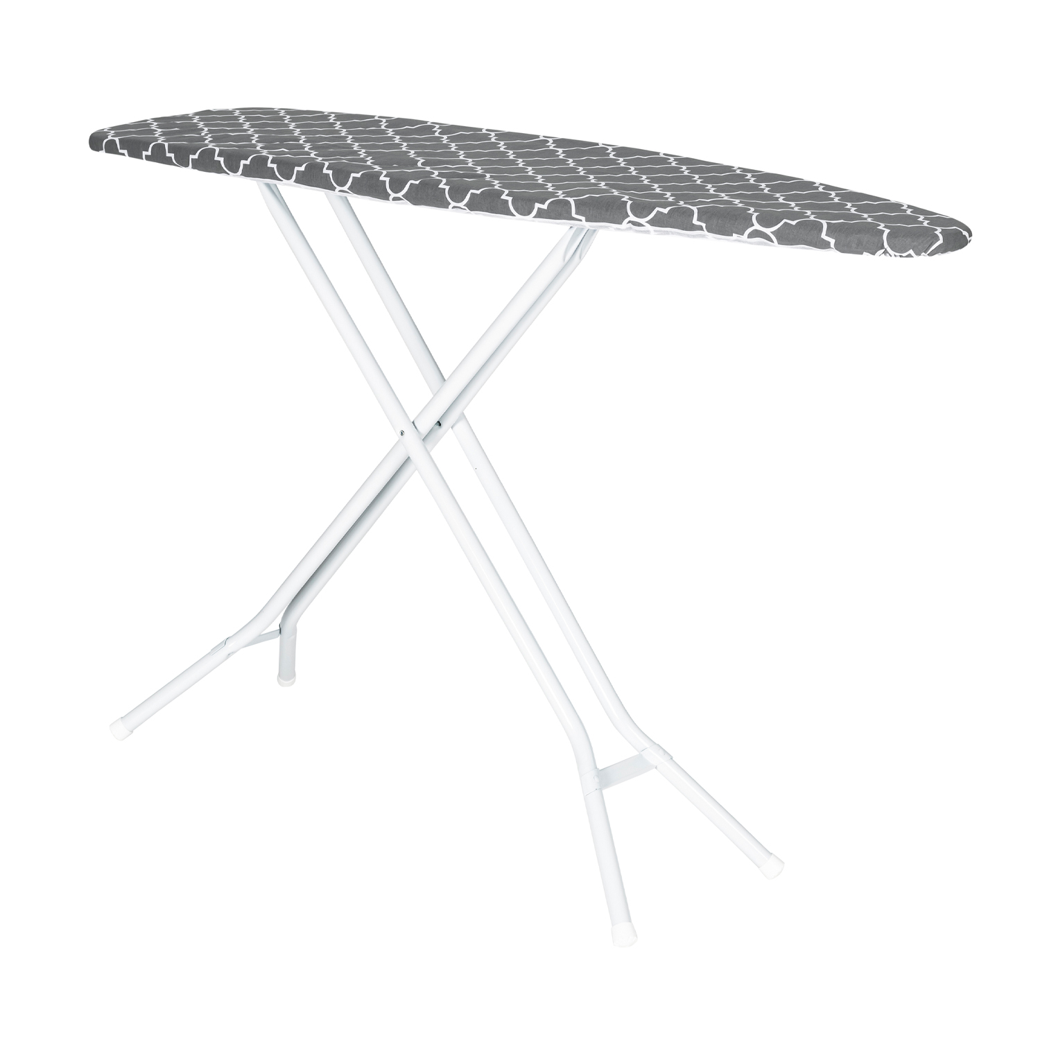 slide 3 of 5, Whitmor Ironing Board W/ Cover 4Leg Grey Lattice, 1 ct
