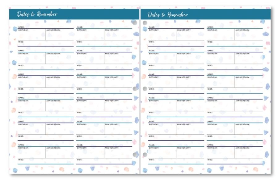 slide 2 of 3, Office Depot Monthly Academic Planner, 8-1/4'' X 10-3/4'', Tangy Terrazo, July 2020 To June 2021, Ay20Tgtz003, 1 ct