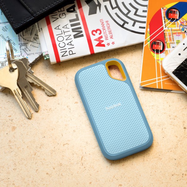 slide 2 of 6, Sandisk External Usb 3.2 Extreme Portable Ssd, 1Tb, 1 ct