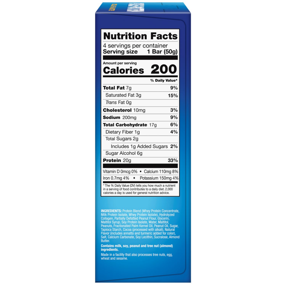 slide 2 of 2, Pure Protein Bars, Chocolate Peanut Butter, 20 g Protein, 1.76 oz, 4 ct, 4 ct