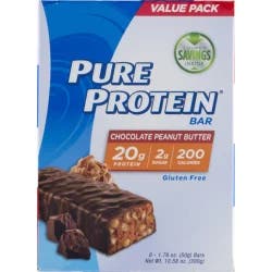 Pure Protein Bar Chocolate Peanut Butter - 6 Ct