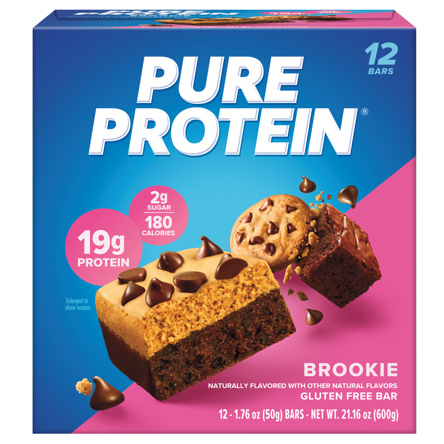 slide 1 of 2, Pure Protein Bar Vp Brookie 12 Ct, 12 ct