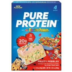 Pure Protein Fruity Pebbles Bar 4ct