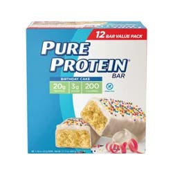 Pure Protein 20g Protein Bar - Birthday Cake - 12ct - 12 ct