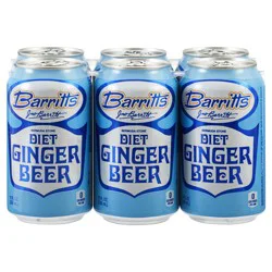 Barritt's Barritts Diet Ginger Beer - 4 ct; 12 fl oz