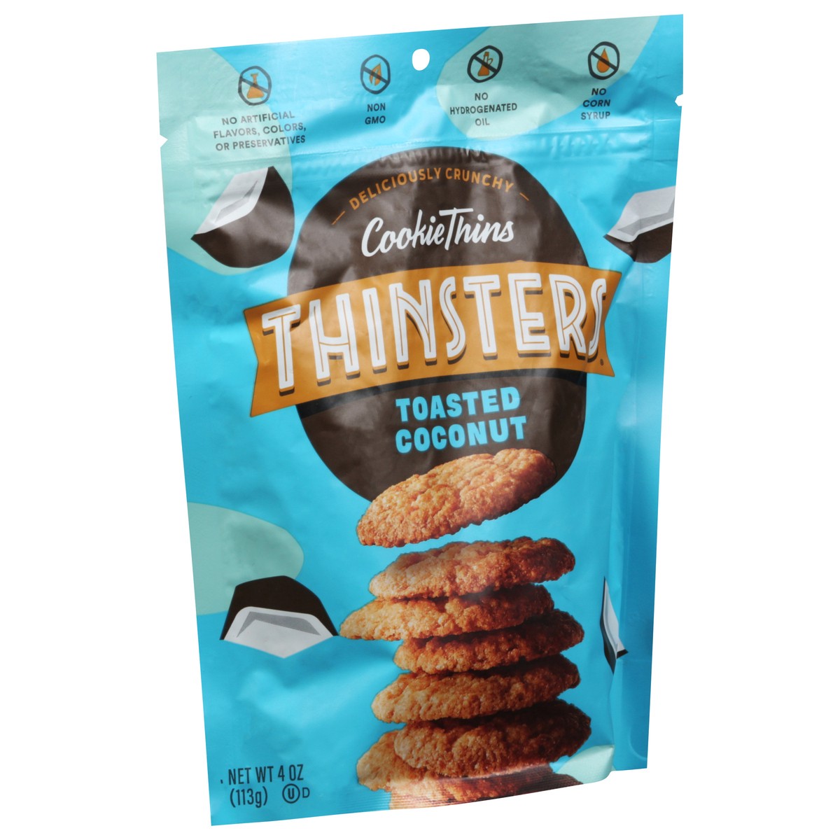 slide 11 of 11, Thinsters Toasted Coconut Cookie Thins 4 oz, 4 oz