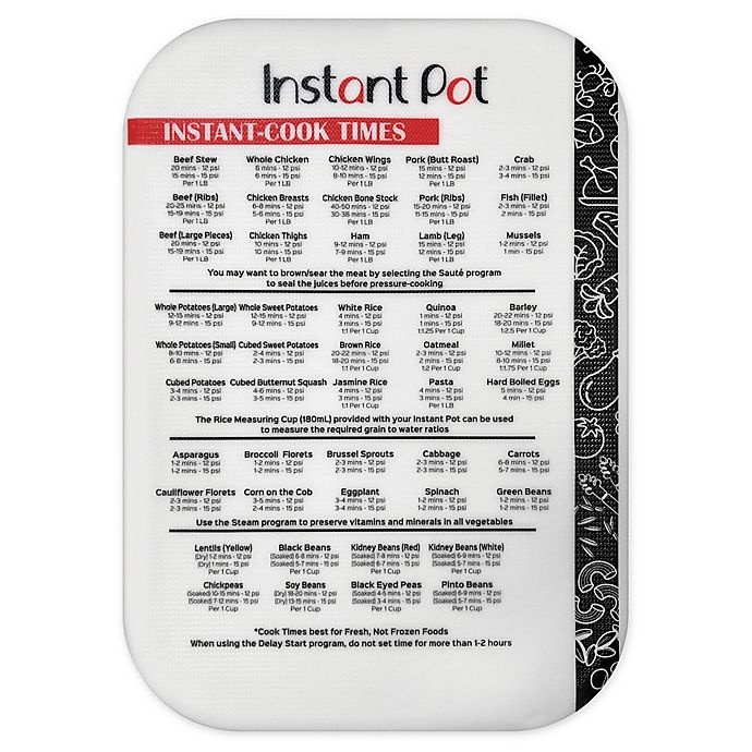 slide 1 of 2, Instant Pot x14-Inch Cook Times Cutting Mat, 10 in