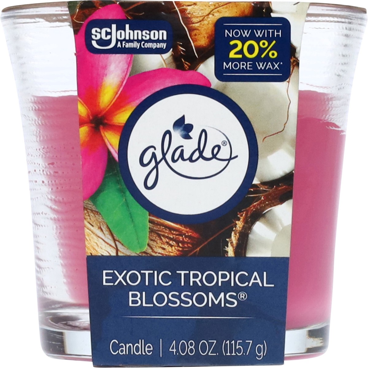 slide 14 of 14, Glade Exotic Tropical Blossoms Candle 4.08 oz, 4.08 oz