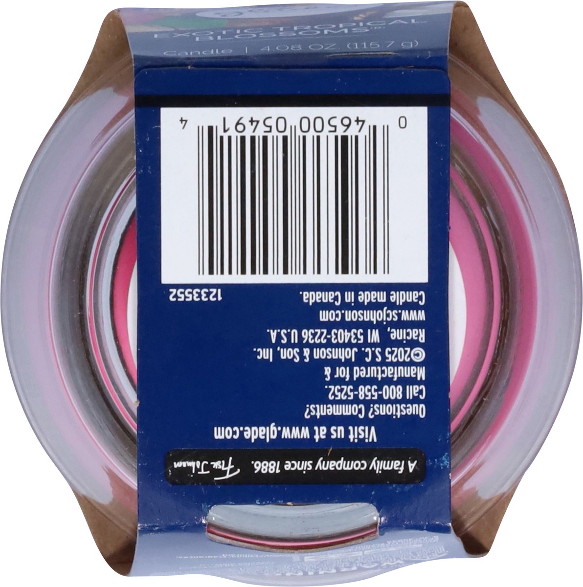 slide 4 of 14, Glade Exotic Tropical Blossoms Candle 4.08 oz, 4.08 oz