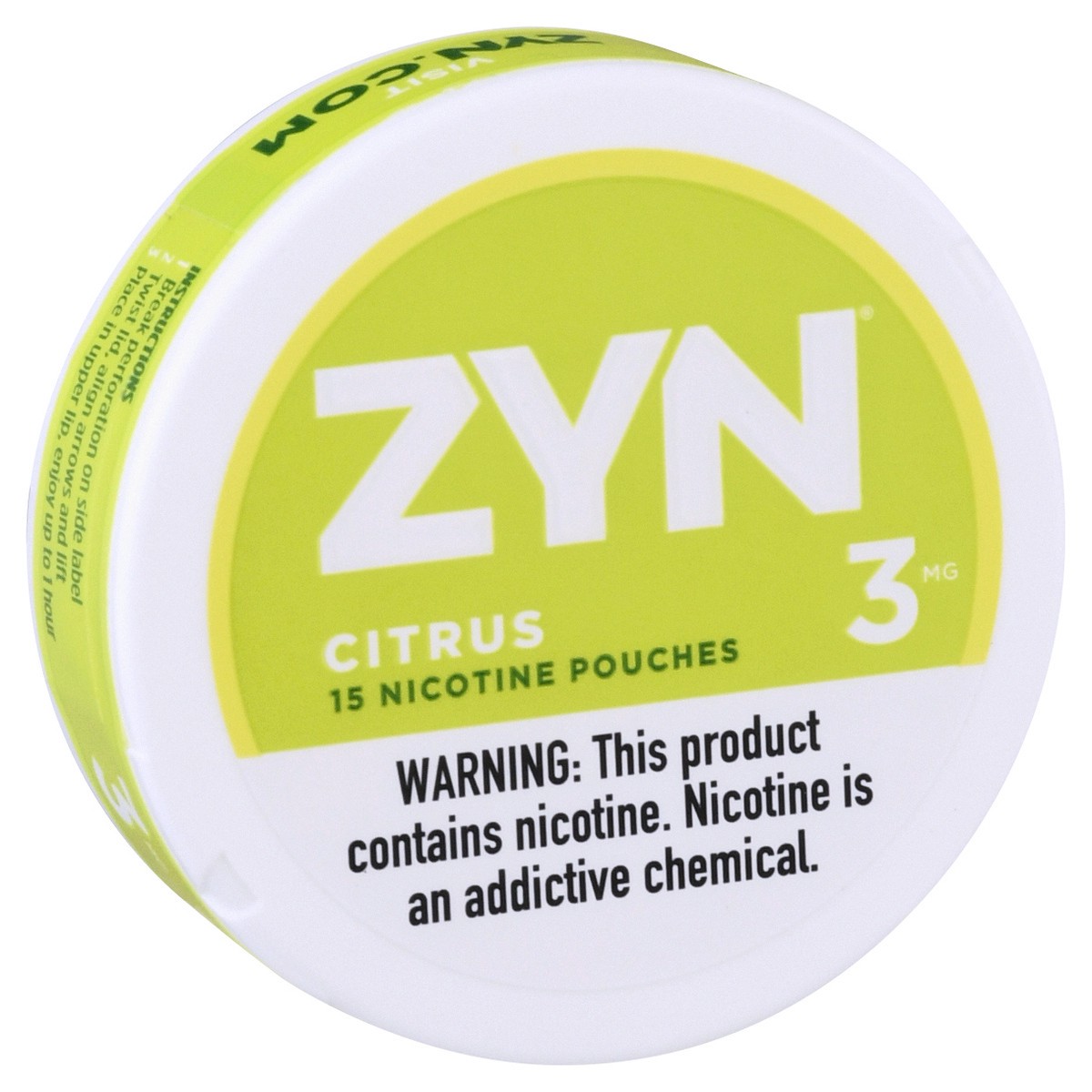 slide 2 of 9, ZYN Citrus 3 Mg Nicotine Pouches, 15 ct