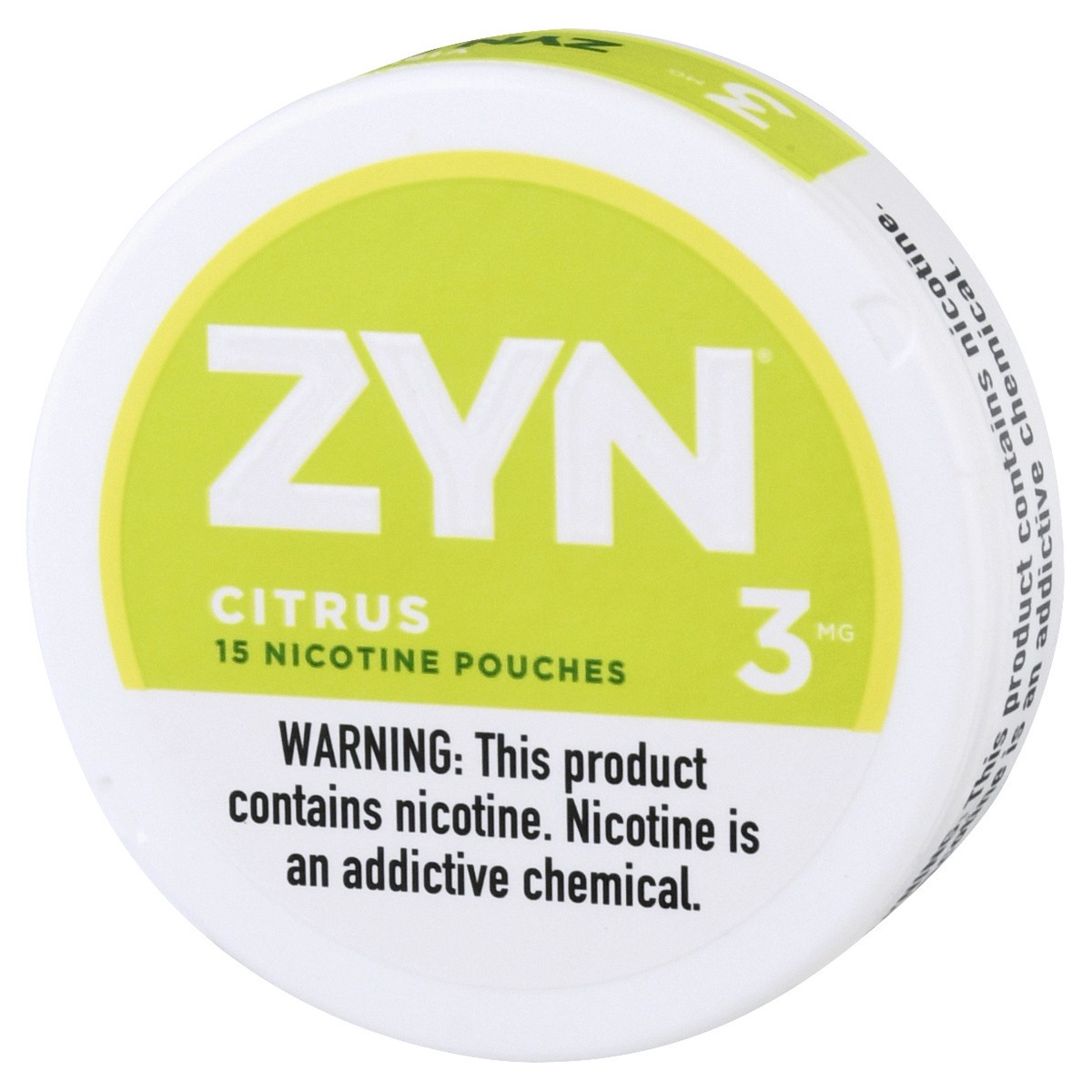 slide 3 of 9, ZYN Citrus 3 Mg Nicotine Pouches, 