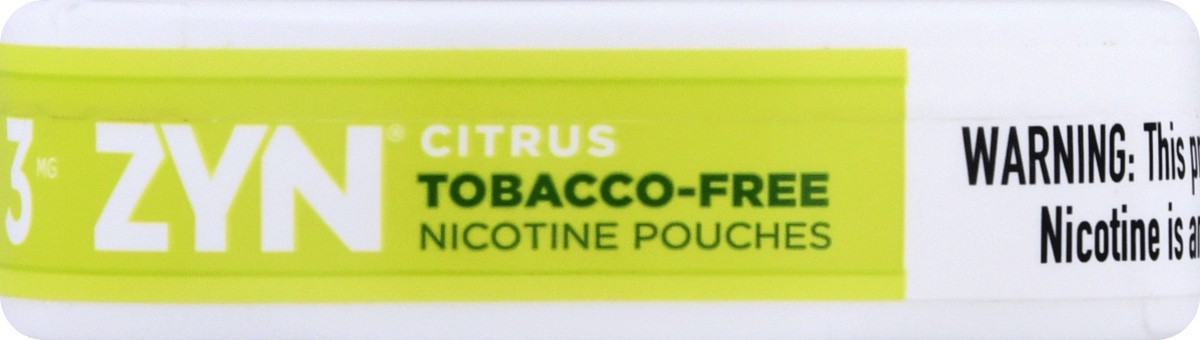 slide 4 of 9, ZYN Citrus 3 Mg Nicotine Pouches, 15 ct