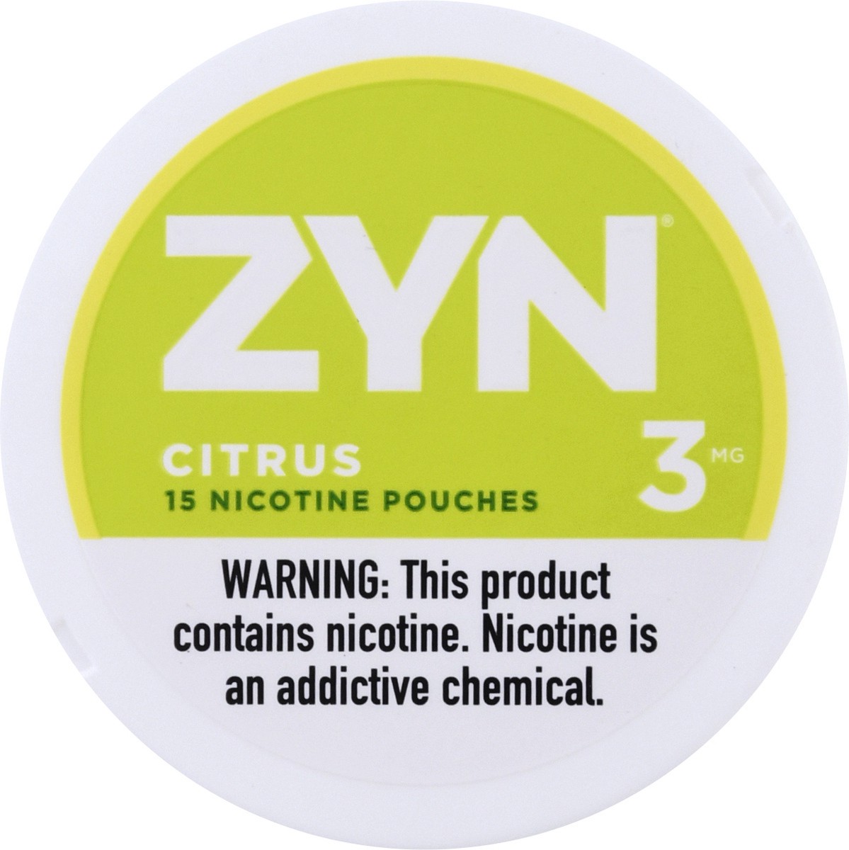 slide 6 of 9, ZYN Citrus 3 Mg Nicotine Pouches, 15 ct