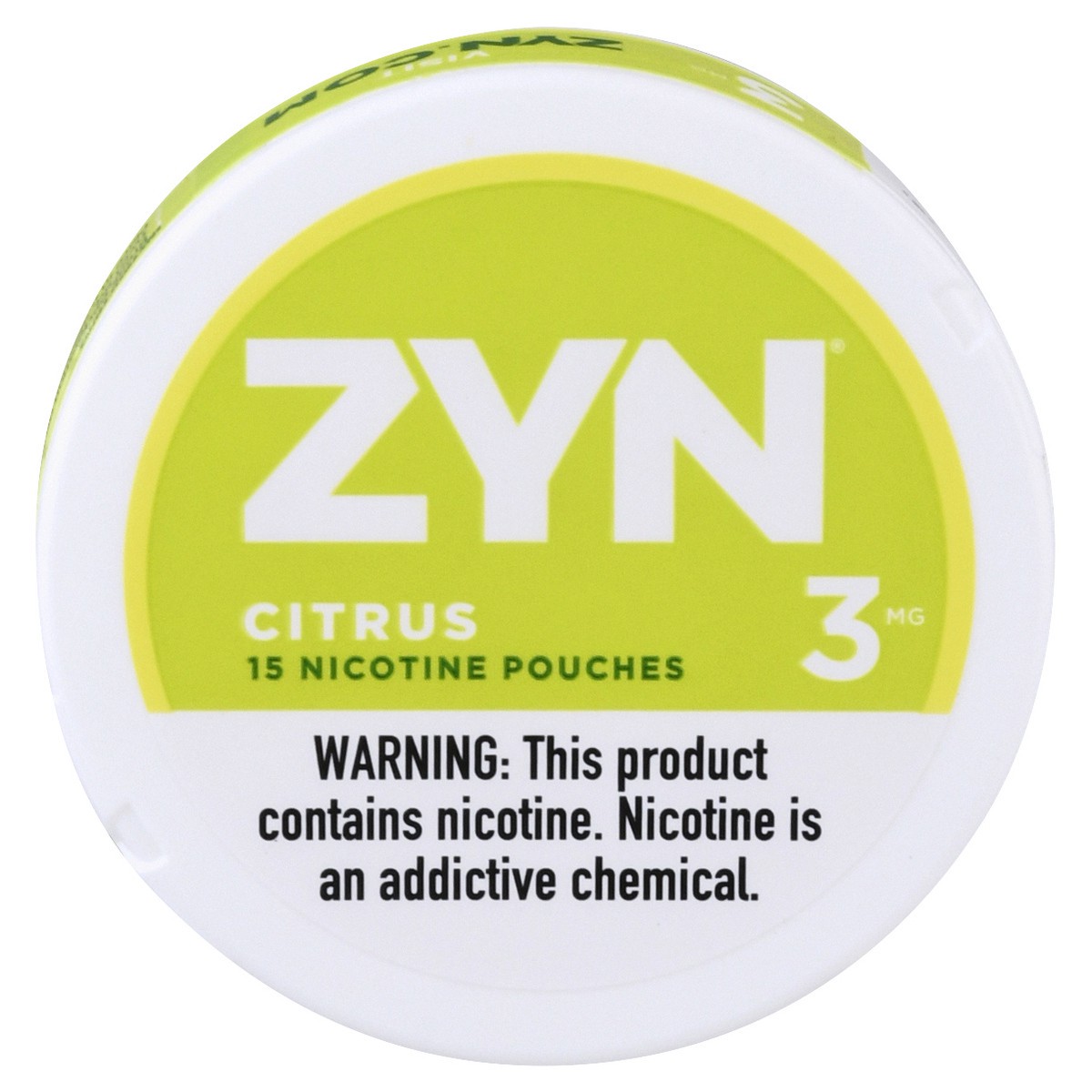 slide 1 of 9, ZYN Citrus 3 Mg Nicotine Pouches, 15 ct