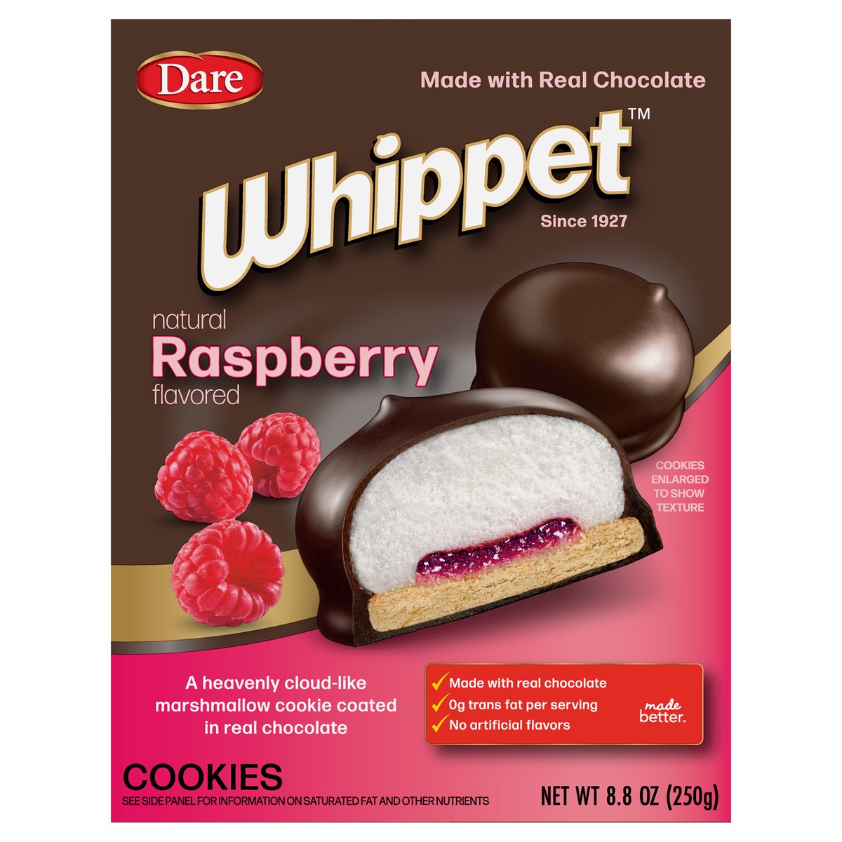 slide 1 of 5, Whippet Raspberry Cookies, 8.8 oz