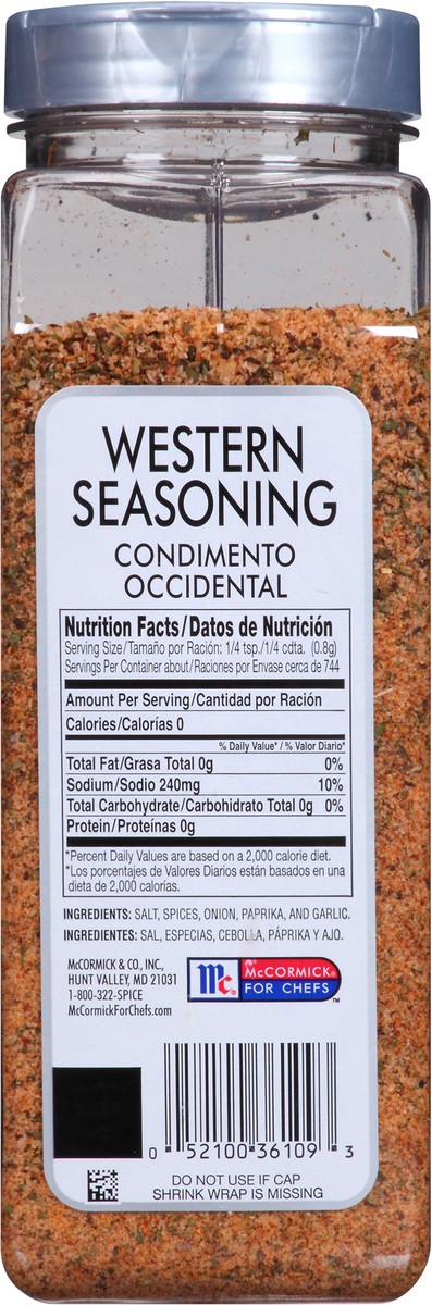 slide 6 of 14, McCormick Culinary Western Seasoning, 21 oz, 21 oz