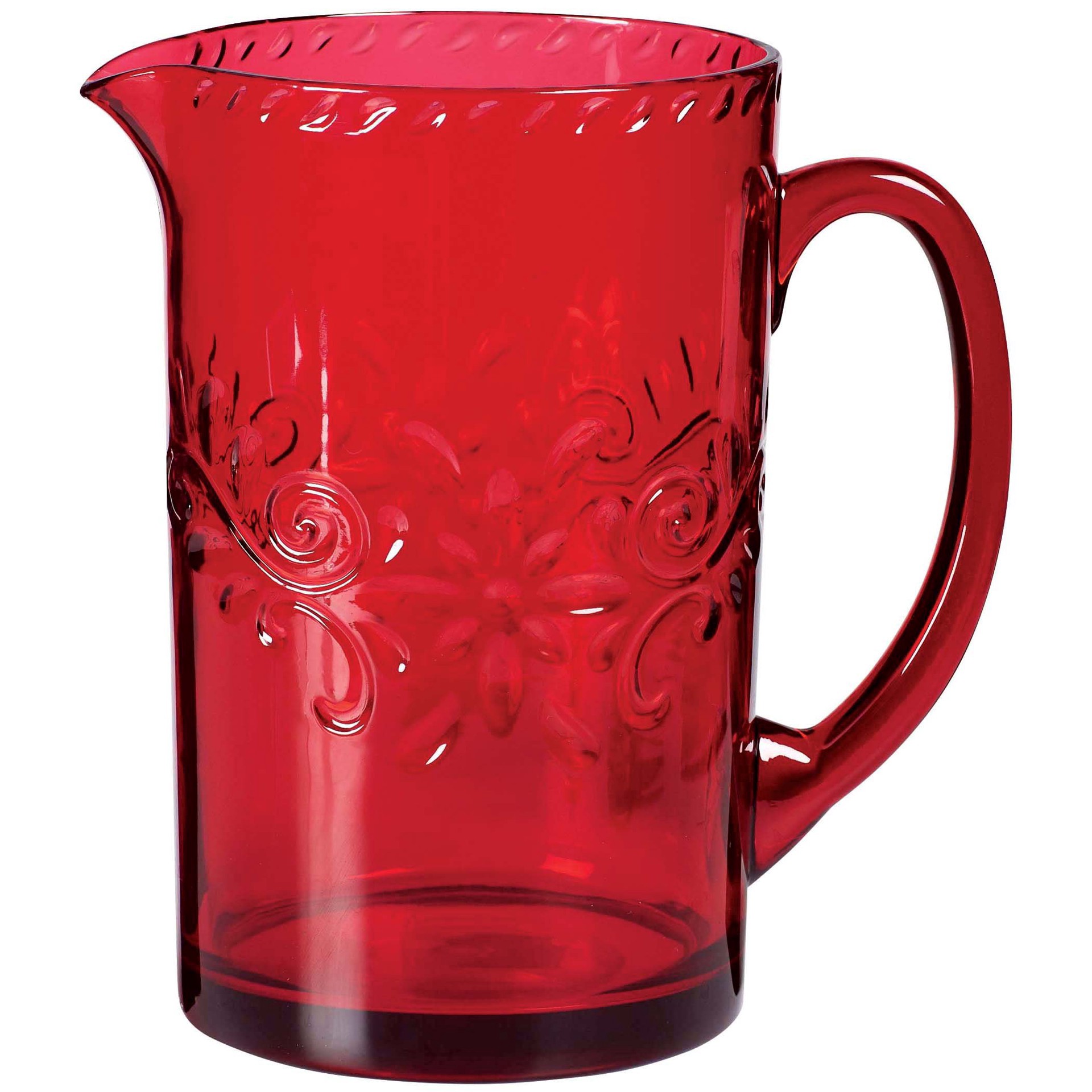 slide 1 of 1, Cocinaware Red Fiesta Pitcher, 1 ct