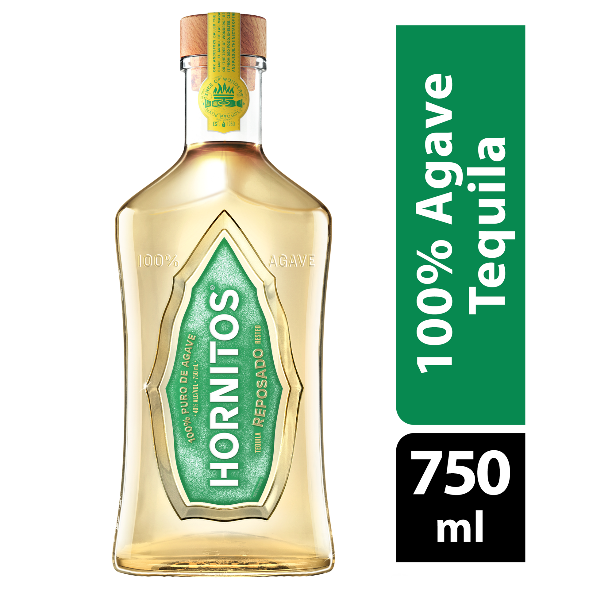 slide 1 of 2, Hornitos Reposado Tequila 750 ml, 750 ml