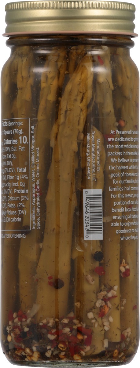 slide 10 of 14, Preserved Harvest Pres Harv Zesty Asparagus, 16 oz