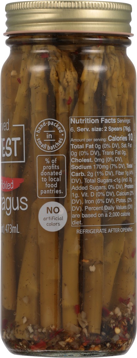 slide 4 of 14, Preserved Harvest Pres Harv Zesty Asparagus, 16 oz