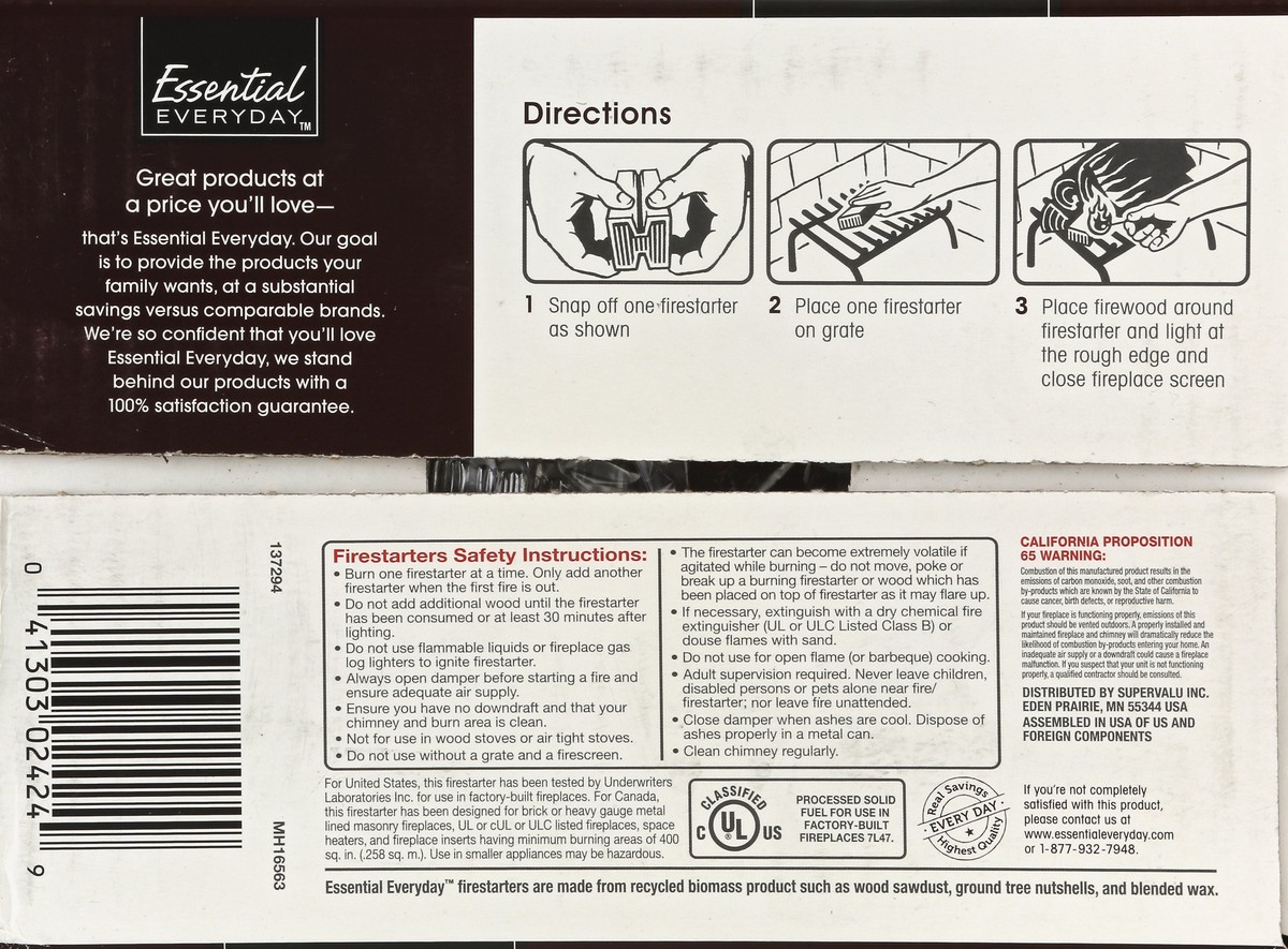 slide 2 of 6, Essential Everyday Fire Starters Case, 24 ct