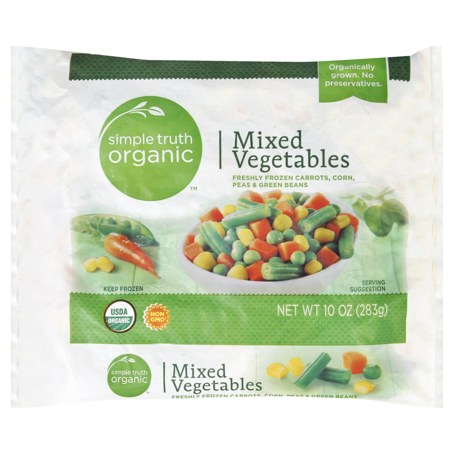 slide 1 of 1, Simple Truth Mixed Vegetables 10 oz, 10 oz