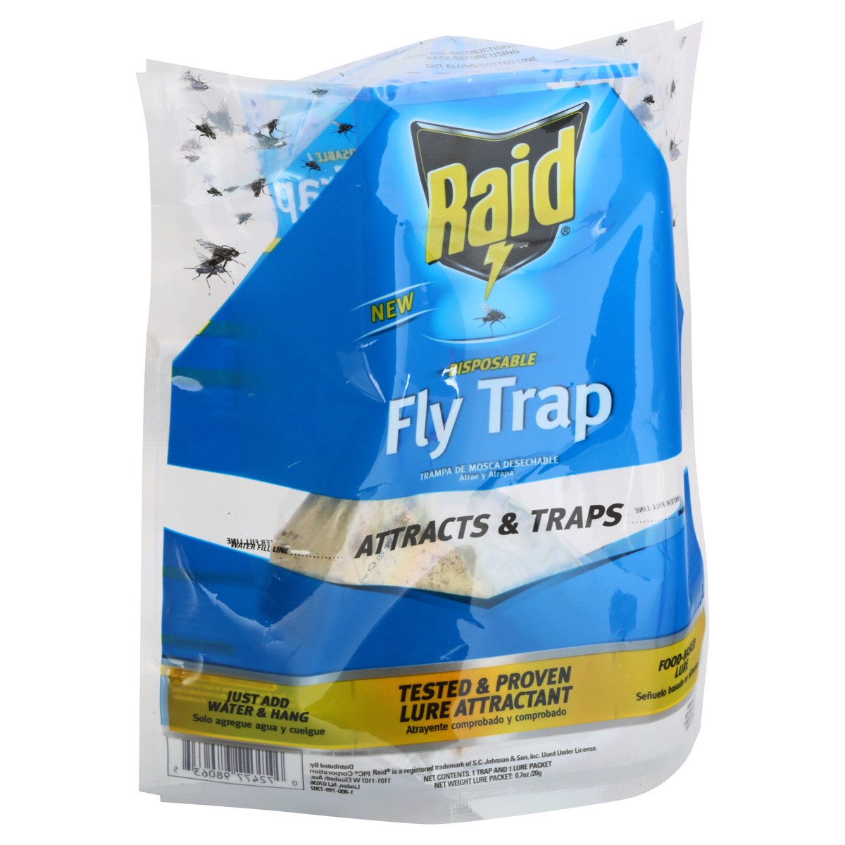 slide 2 of 11, Raid Attracts & Traps Fly Trap 0.7 oz, 0.7 oz