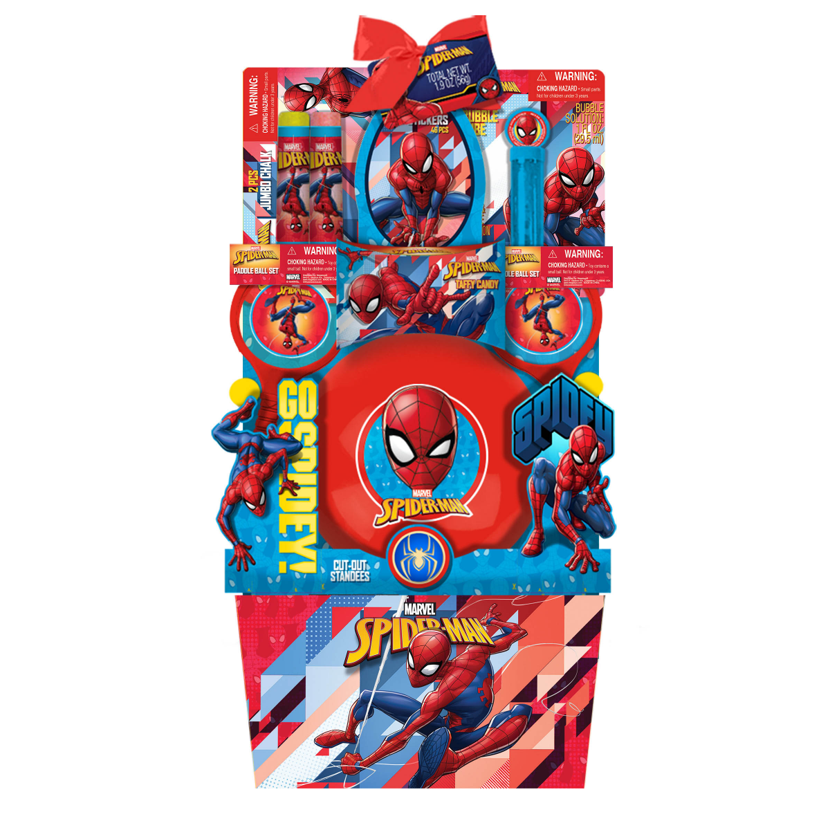 slide 1 of 5, Spiderman Easter Basket, 1 ct