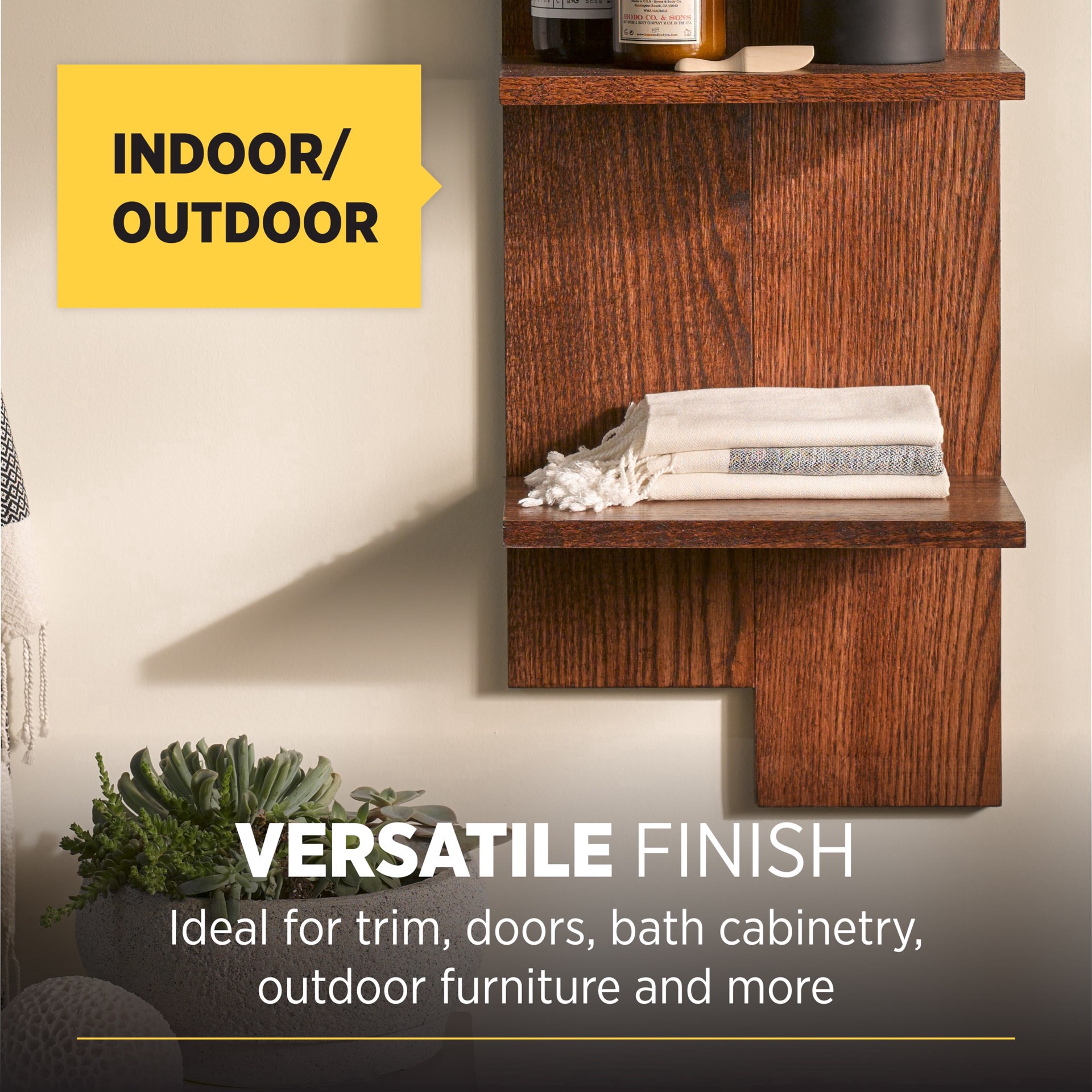 slide 3 of 6, Minwax Helmsman Indooroutdoor Spar Urethane Satin, 1 qt