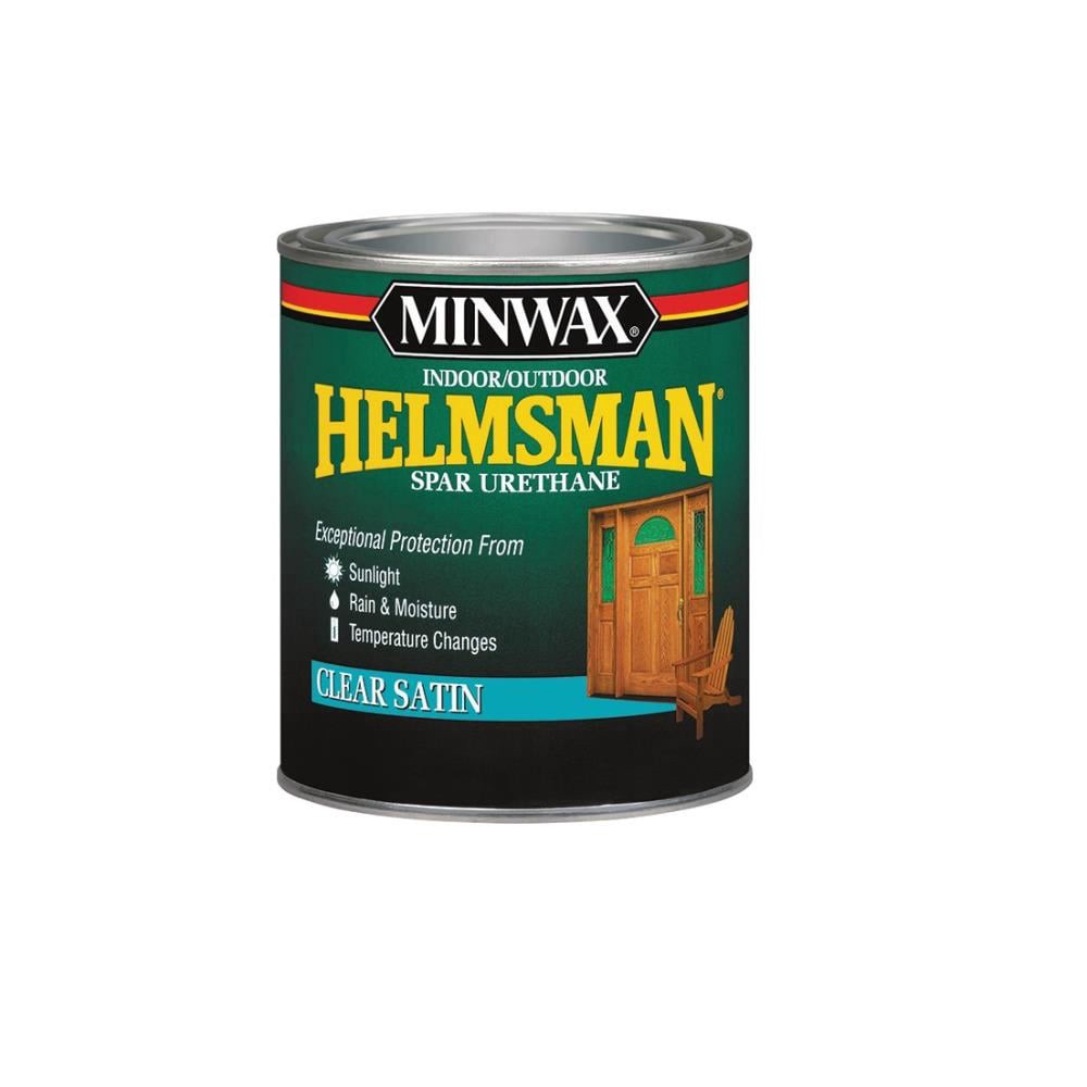 slide 1 of 6, Minwax Helmsman Indooroutdoor Spar Urethane Satin, 1 qt