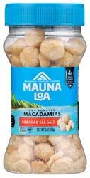 Mauna Loa Sea Salt Macadamia Nuts - 6oz Jar