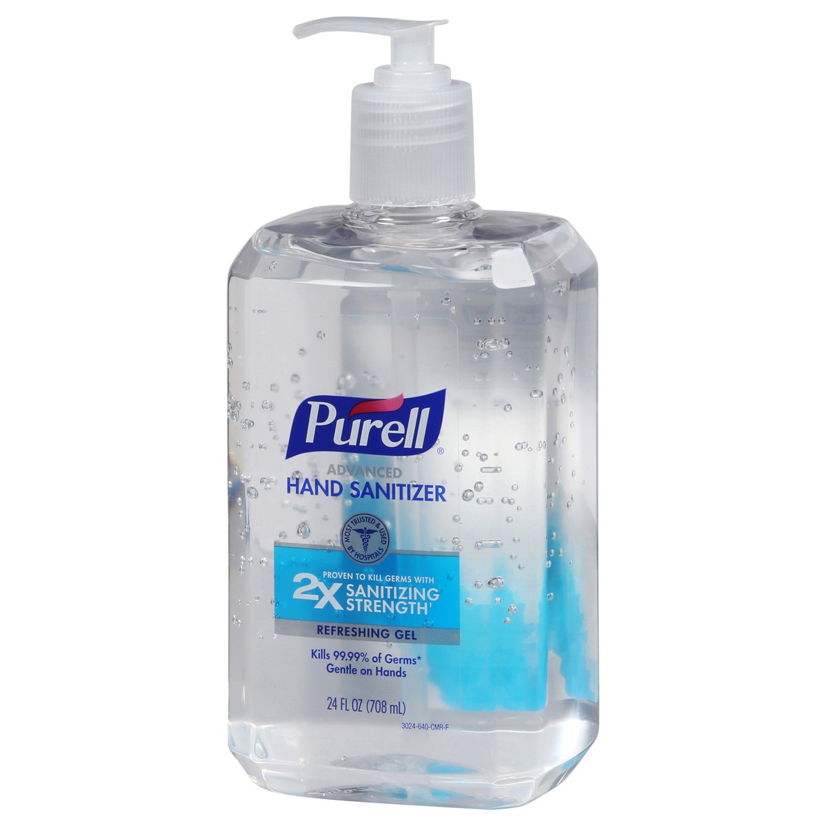 slide 5 of 9, PURELL Advanced Hand Sanitizer, 24 fl oz Table Top Pump Bottle, 23.90 fl oz
