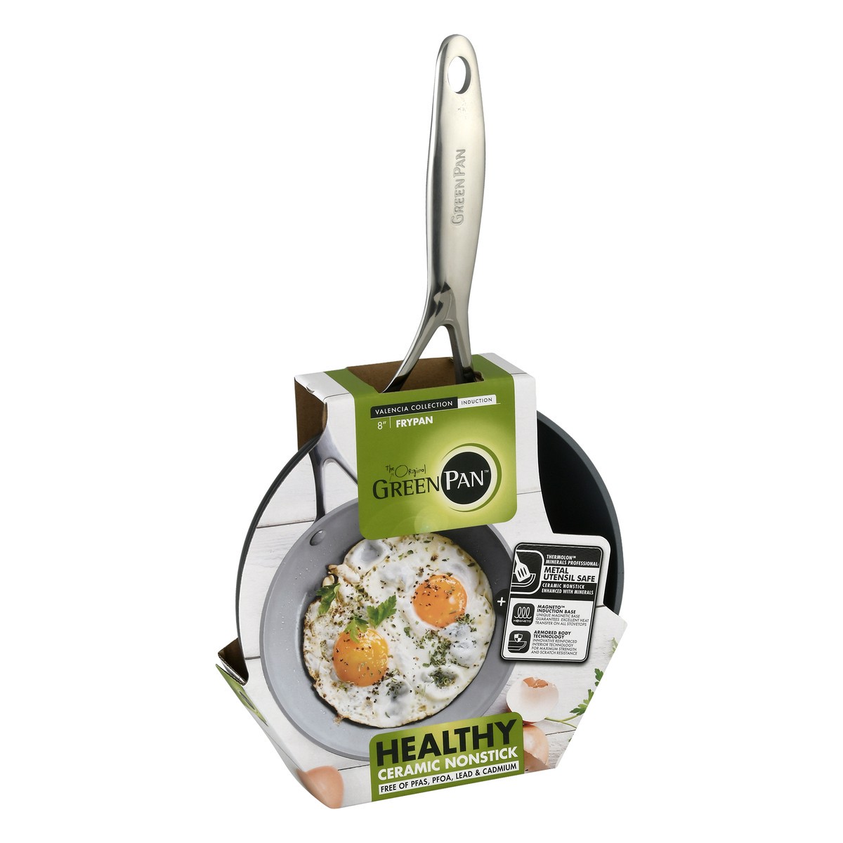 slide 2 of 11, GreenPan Valencia Collection 8 Inch Frypan 1 ea, 1 ea