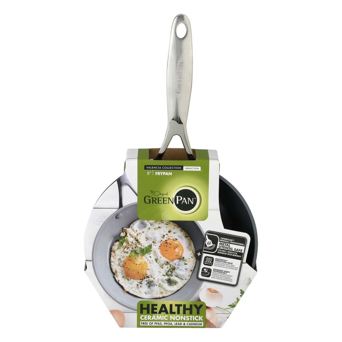 slide 11 of 11, GreenPan Valencia Collection 8 Inch Frypan 1 ea, 1 ea