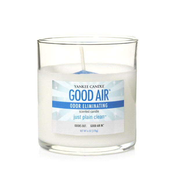 slide 1 of 1, Yankee Candle Good Air Small Tumbler Candle Just Plain Clean, 6 oz