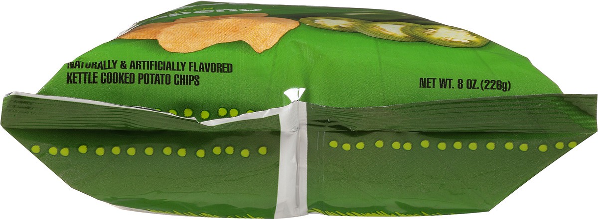 slide 8 of 9, Barrel O' Fun Rachel's Garden Jalapeno Gourmet Kettle Chips Bag, 1 ct