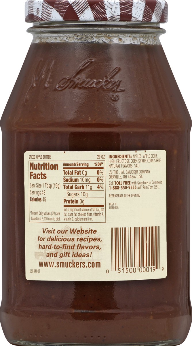 slide 2 of 6, Smucker's Apple Butter 29 oz, 29 oz