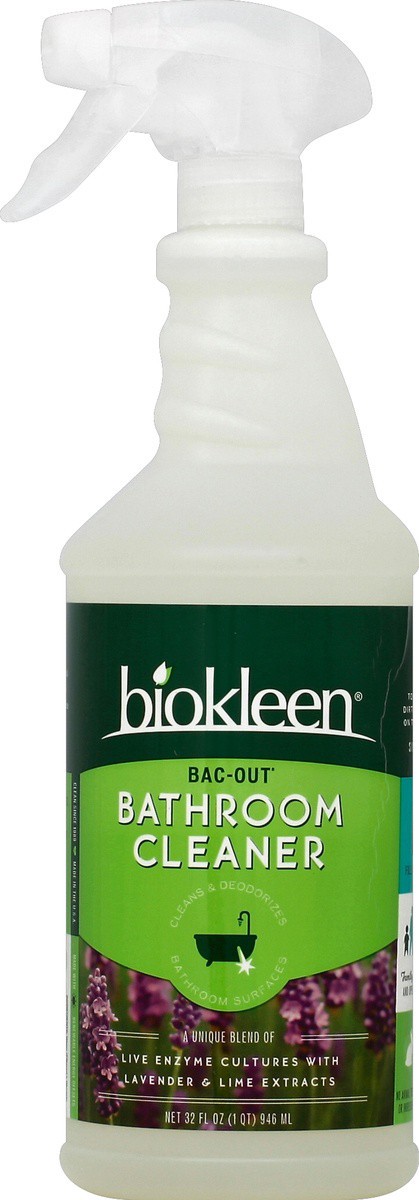 slide 2 of 2, Biokleen Bac-Out Lavender-Lime Bathroom Cleaner, 32 oz