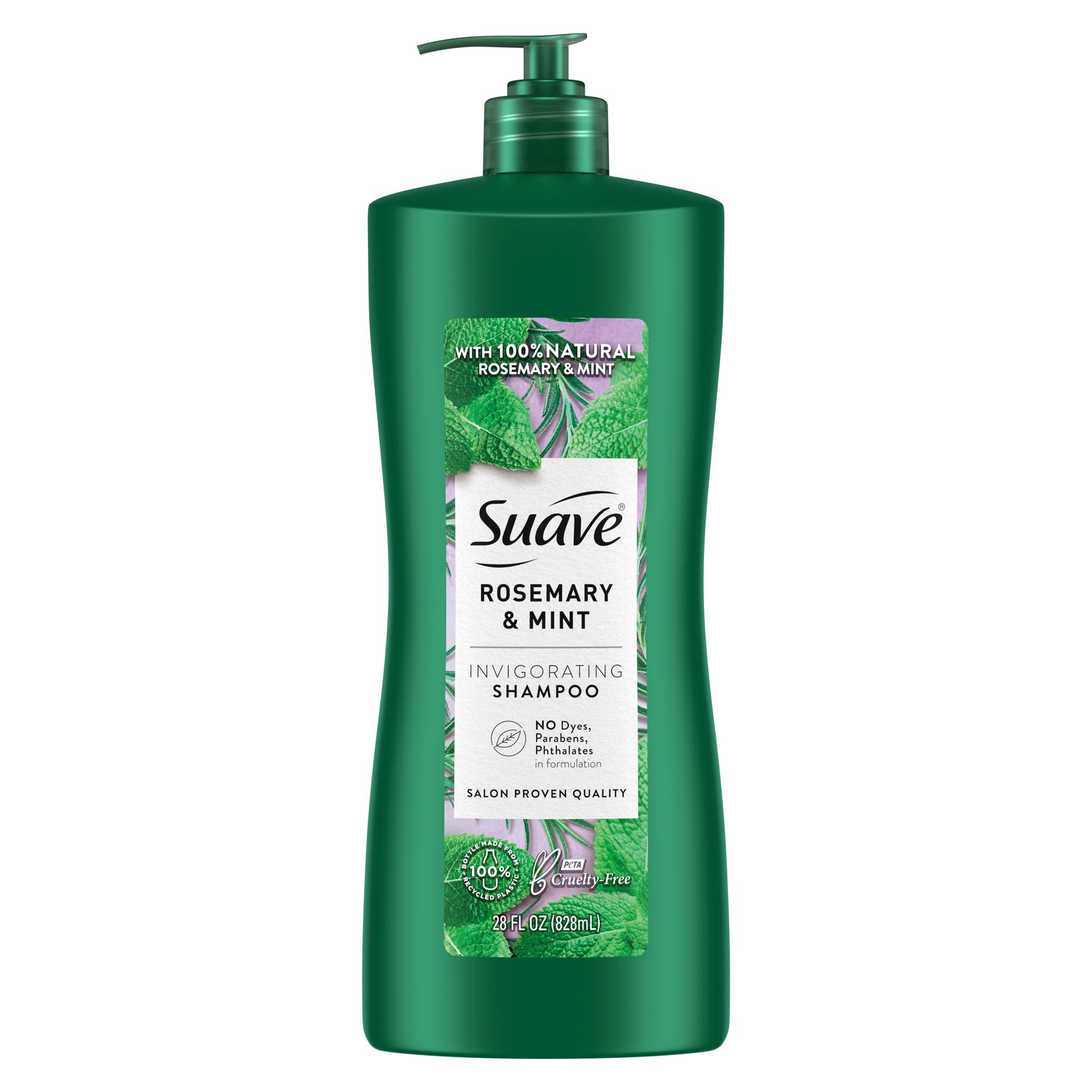 slide 5 of 9, Suave Invigorating Pump Shampoo Rosemary & Mint - 28 fl oz, 28 fl oz