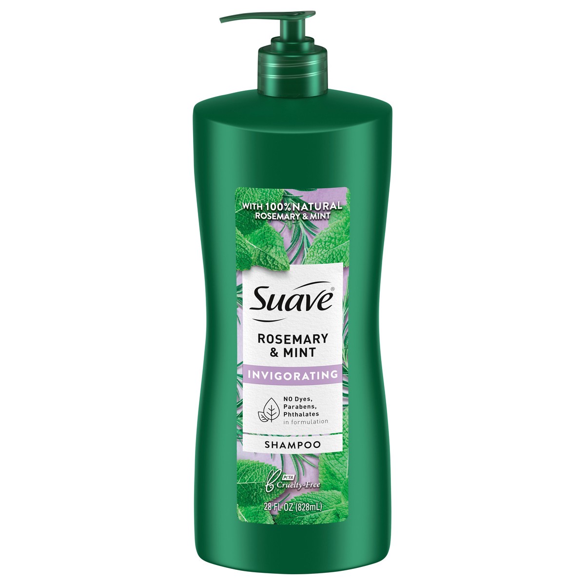 slide 1 of 9, Suave Invigorating Pump Shampoo Rosemary & Mint - 28 fl oz, 28 fl oz
