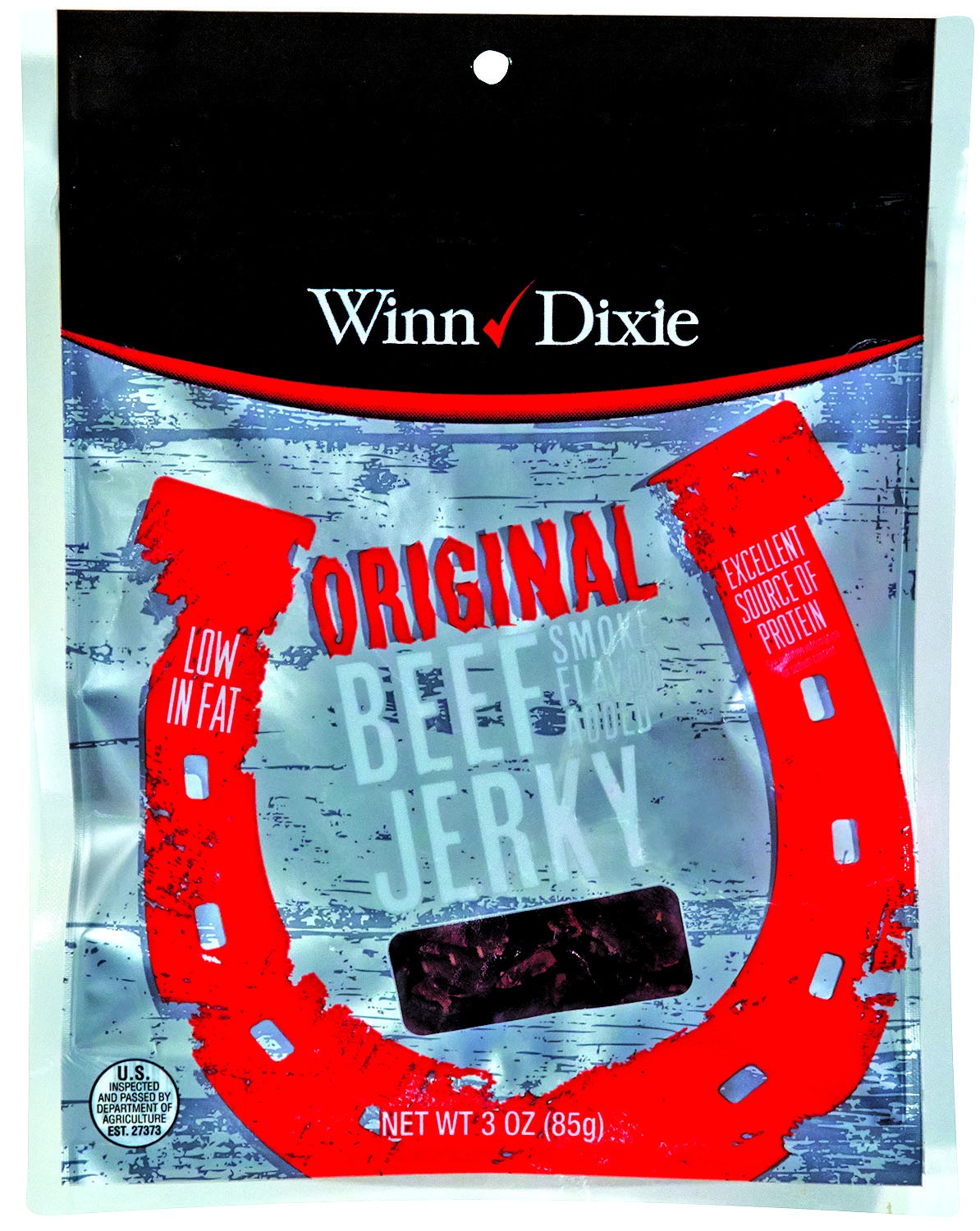 slide 1 of 1, Winn-Dixie Original Beef Jerky, 3 oz