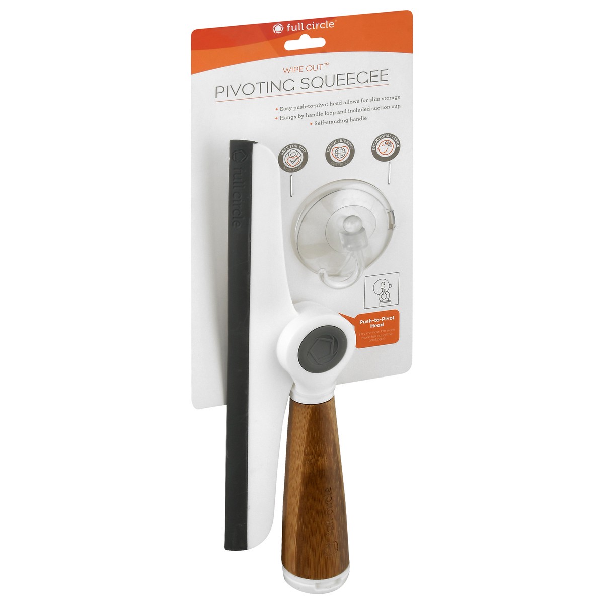 slide 8 of 9, Full Circle Wipe Out Pivoting Squeegee 1 ea, 1 ct