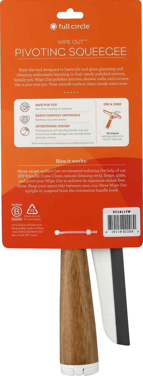 slide 9 of 9, Full Circle Wipe Out Pivoting Squeegee 1 ea, 1 ct
