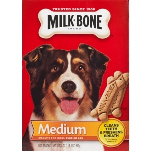 slide 1 of 1, Milk-Bone Milk Bone Biscuit Medium, 26 oz