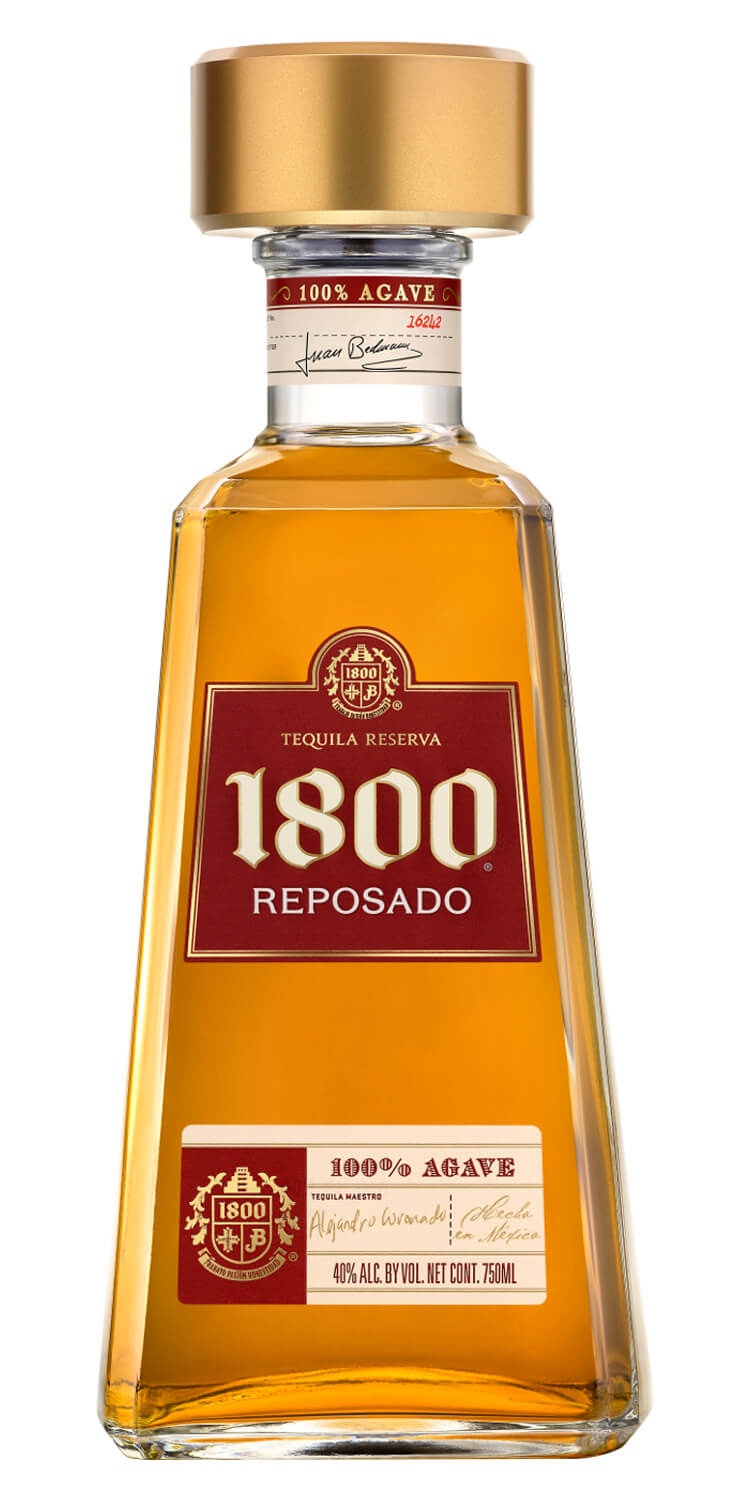 slide 1 of 1, 1800 Tequila Reposado Tequila, 750 ml