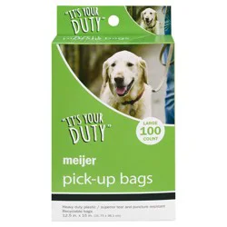 Meijer Pet Waste Bags, Large