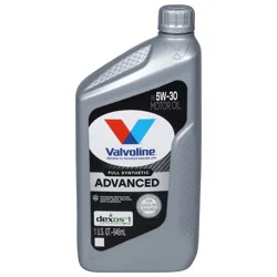 Valvoline SAE 5W-30 Advanced Full Synthetic Motor Oil 1 qt