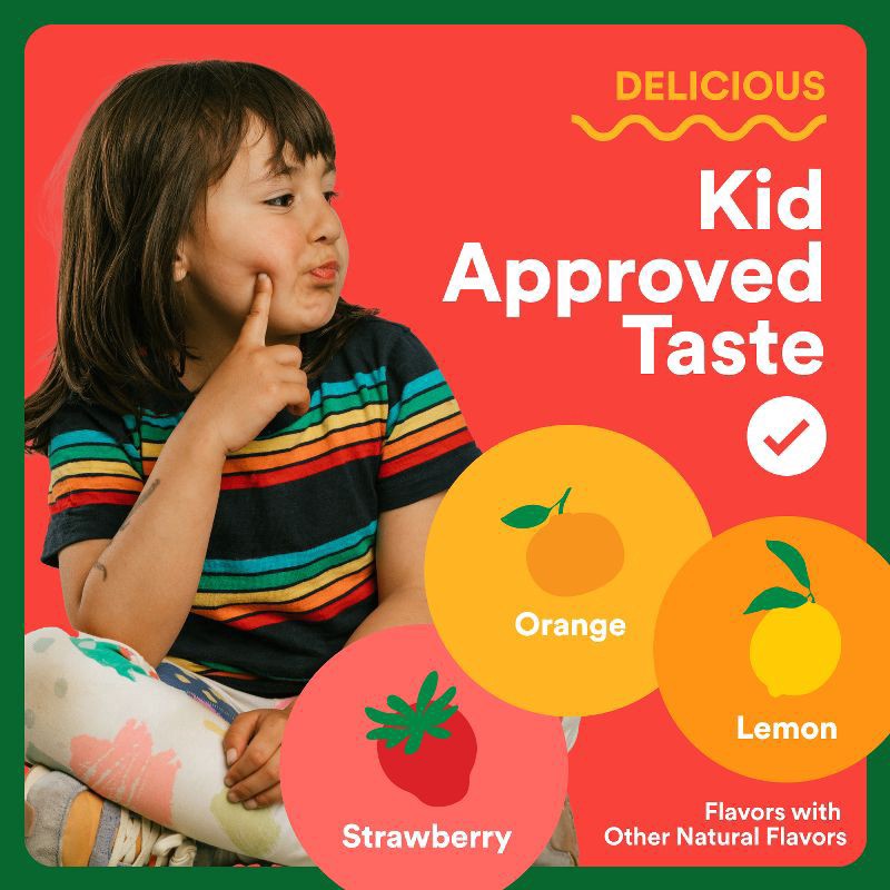 slide 4 of 9, SmartyPants Kids Plus Strawberry, Orange & Lemon Flavor Multi & Fiber 90 Gummies, 90 ct